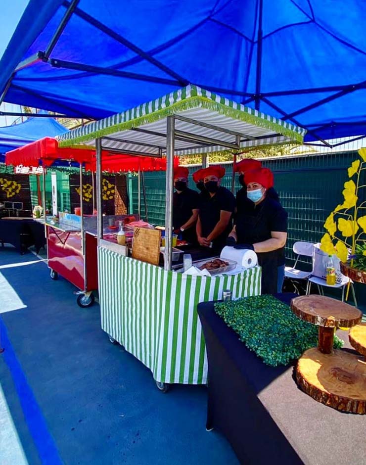 Eventos Linguini carrito de comida